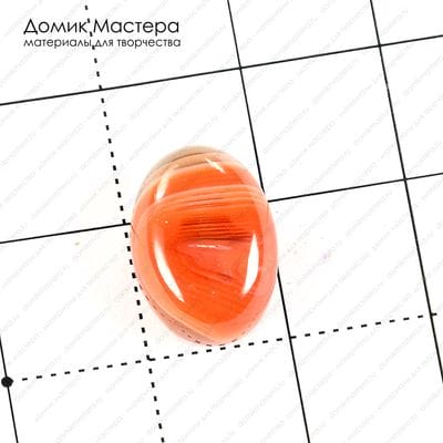 K-K-001231 - агат, кабошон, 15х10х5мм