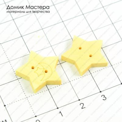 F-Pug-000030 - пуговица, дерево, 20мм