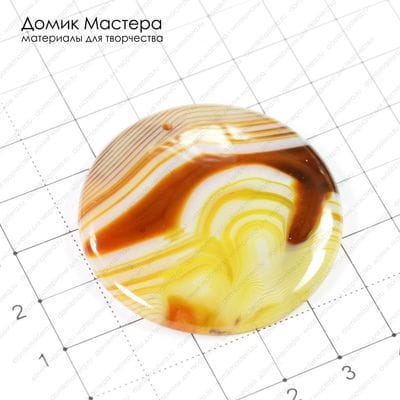K-Kul-000323 - агат, подвеска, 44х6мм