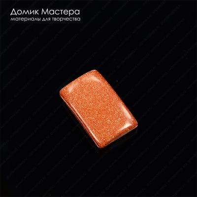 K-K-000645 - авантюриновое стекло, кабошон, 23х15х4мм
