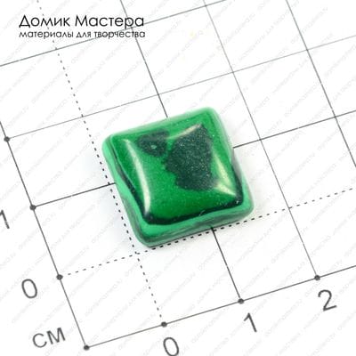 K-K-000335 - кабошон, ювелирный пластик, 15х15мм