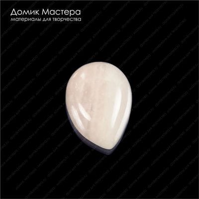 K-K-001458 - розовый кварц, кабошон, 18х13х6мм