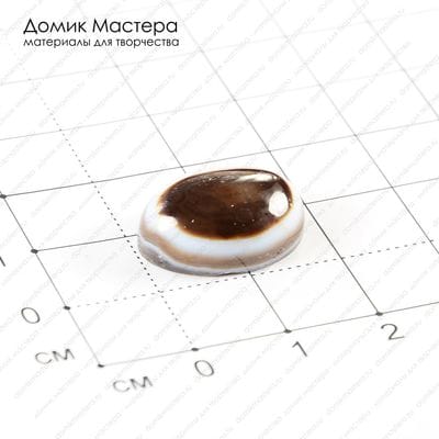 K-K-000989 - агат, "око", кабошон, 18х13х7мм