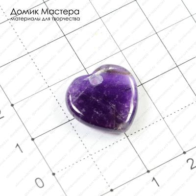 K-Kul-000341 - подвеска, аметист, 17х17мм