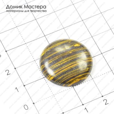 K-K-000246 - кабошон, ювелирный пластик, 24х5мм