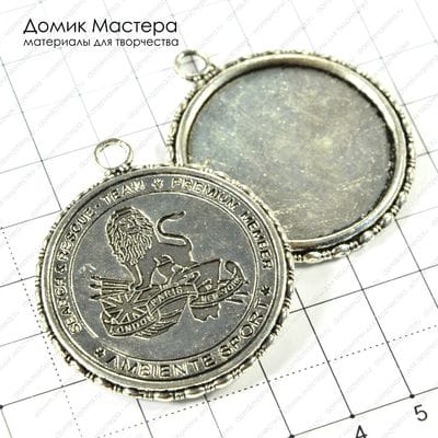 F-Pod-s-000224 - подвеска, 48х40мм, рамка 34мм