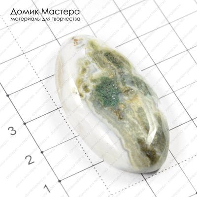 K-Kul-000249 - агат, 46х24х8мм, подвеска