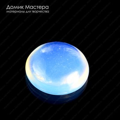 K-K-001216 - опалитовое стекло, кабошон, 16х5мм