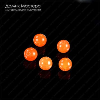 K-Bus-000710 - сердолик, бусина, 5мм (шар)