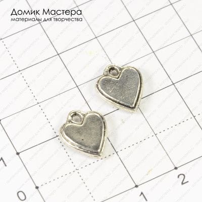F-Pod-s-000299 - подвеска. под серебро, 14х11мм