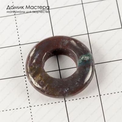 K-Bus-000777 - агат, бусина, натуральный камень, Индия, 20х4мм