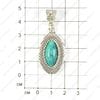K-Kul-000134  подвеска - вставка (ювелирный пластик) - 35х21мм