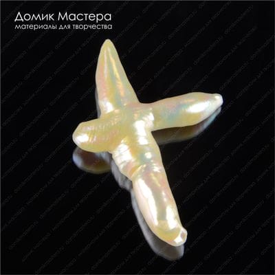 K-Bus-000757 - жемчуг, бусина, 55х38х10мм