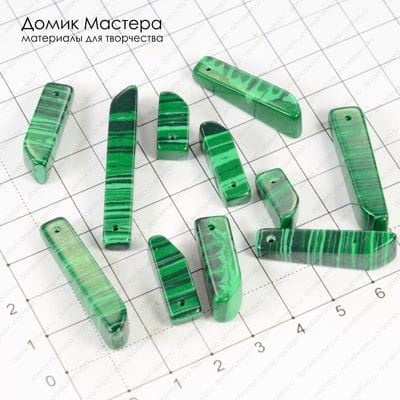 K-Kul-000378 - набор подвесок (11шт.), ювелирный пластик, размеры от 40х9мм до 14х7мм