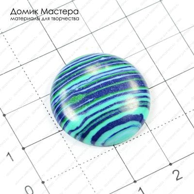 K-K-000327 - кабошон, ювелирный пластик, 24х5мм