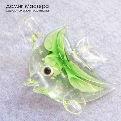 F-Pod-ste-000003 - подвеска, муранское стекло, 47х35мм