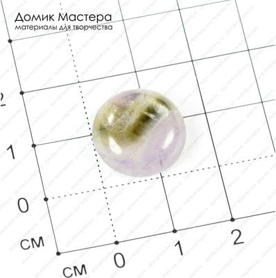 K-K-001100 - аметист, кабошон, 16х5мм