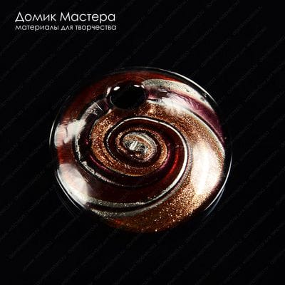 K-Kul-000547 - муранское стекло, подвеска, 43х12 мм