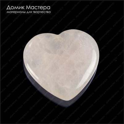 K-Kul-000672 - розовый кварц, подвеска, 36х35х6мм