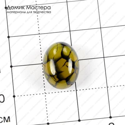 K-K-001365 - агат, кабошон, 16х12х8мм