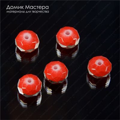 Bu-St-000096 - стекло, бусина, 8.5х6мм