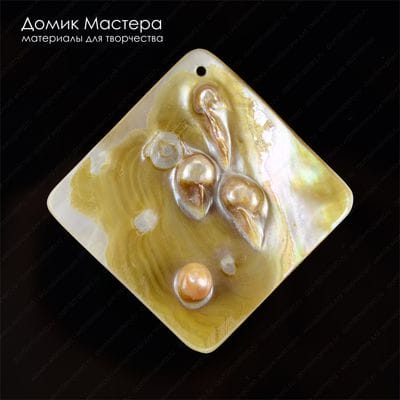 K-Kul-000482 - перламутр, подвеска, 44х44мм