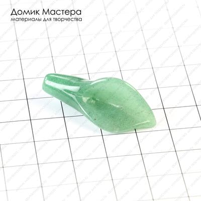 K-Bus-000606 - агат индийский, бусина-цветок, 35х16мм