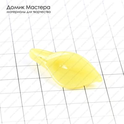 K-Bus-000605 - агат, бусина-цветок, 38х17мм