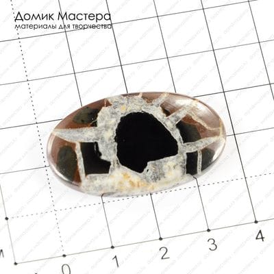 K-K-000982 - септария, кабошон, Мадагаскар, 37х22х4мм