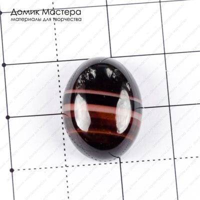 K-K-001533 - агат, кабошон, тонирован, 20х15х7мм
