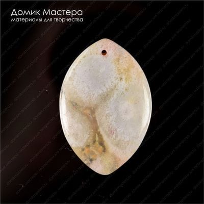 K-Kul-000662 - агат, натуральный, 52х35х6мм