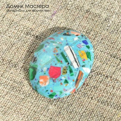 K-Kul-000158 - подвеска, ювелирный пластик, 30х40мм