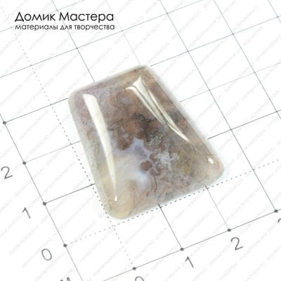 K-K-000295 - агат индийский, кабошон, 29х24х6мм