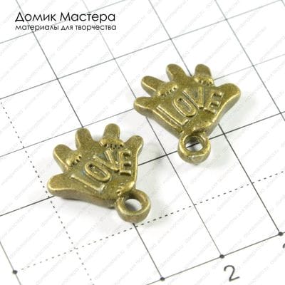 F-Pod-b-000123 - подвеска двусторонняя, 19х17мм