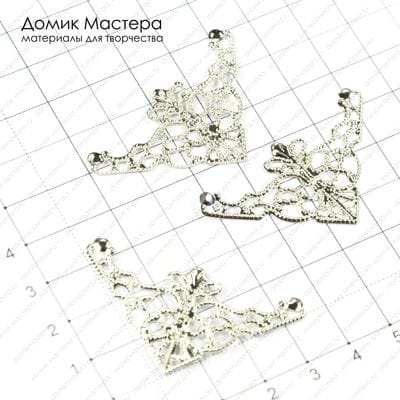 Dek-Met-000023 - декоративный элемент, уголок, 35х35мм