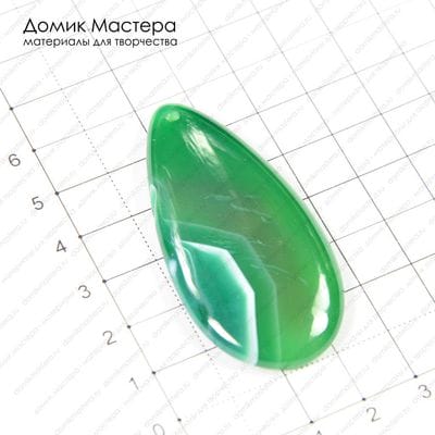 K-Kul-000308 - агат, подвеска, тонирован,57х29х7мм