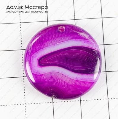 K-Kul-000690 - агат, тонирован, подвеска, 29х4мм