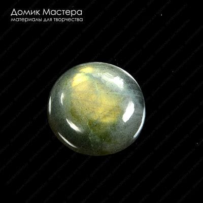K-K-001139 - спектролит, кабошон, 20x8мм