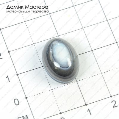 K-K-000762 - агат, кабошон, око, 18х13х8мм