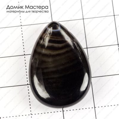 K-Kul-000723 - агат, подвеска, тонирован, 29х19х6мм