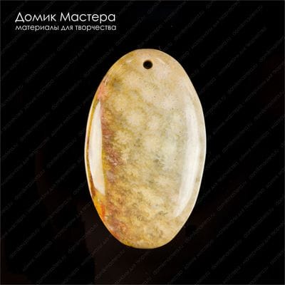 K-Kul-000704 - коралл, подвеска, натуральный камень, Малайзия, 45х27х5мм