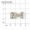 F-Zam-000056 - замок магнитный, стразы стекло, на 3 нити