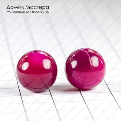K-Bus-000810 - агат, бусины, тонирован, 14мм