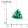 K-K-000313 - кабошон, ювелирный пластик, 20х21мм
