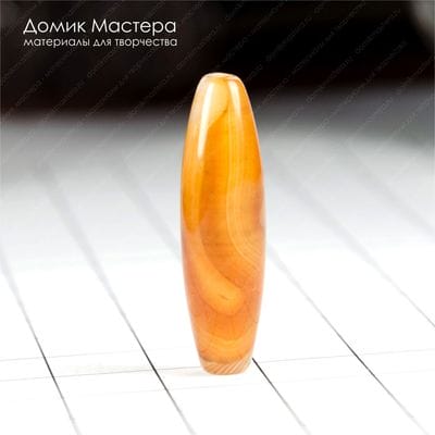 K-Bus-000821 - агат, бусина, натуральный камень, 29х7мм