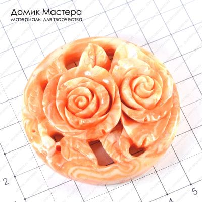 K-Kul-000419 - подвеска, 2 отверстия, ювелирный пластик, 60х10мм