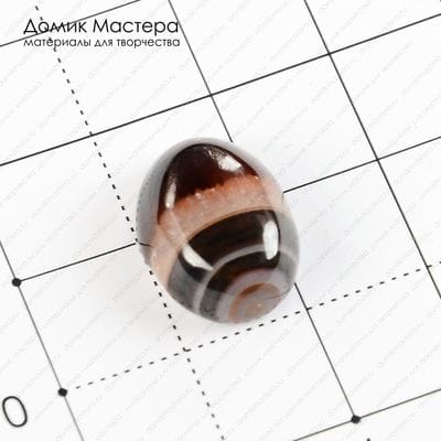 K-K-001010  - агат, кабошон, 16х12х6мм