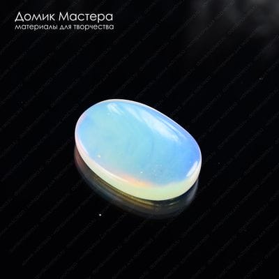 K-K-000977 - опалитовое стекло, кабошон, 25х18х4мм