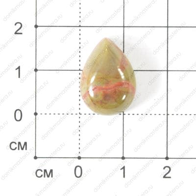 K-K-000114 - яшма- кабошон - 17х14мм