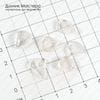 K-K-000622 - розовый кварц, кабошон с резьбой, форма и размер варьируется +-1-5мм (см. фото на разметке)
